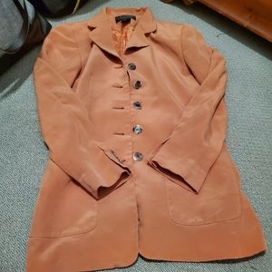 Peach blazer long